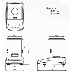 Přesná váha T-SCALE IHB 600-M (6)